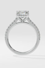 4ct Invisible Halo Solitaire diamond Ring