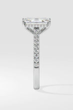 4ct Invisible Halo Solitaire diamond Ring