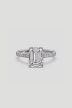 4ct Invisible Halo Solitaire diamond Ring